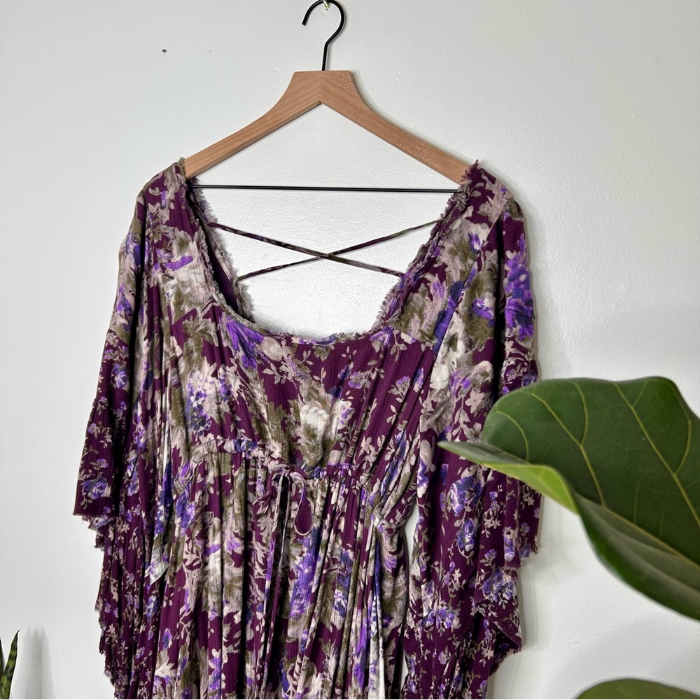 Free People Purple Heart of Gold Mini Dress - Picture 4 of 7